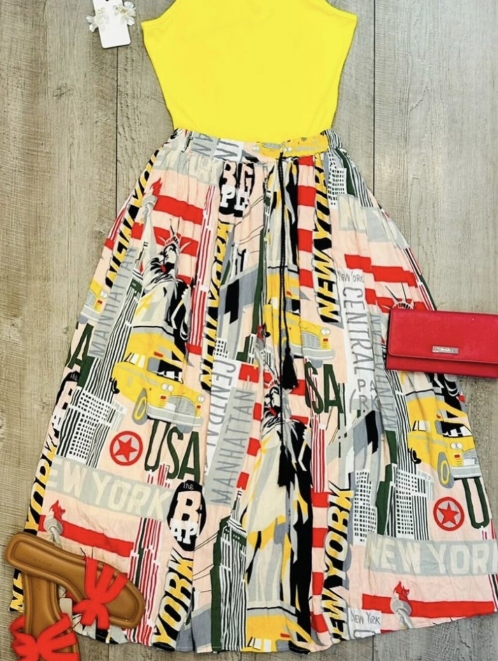 GYPSIE BLU Multicolor Skirt, Sz Xl - Picture 1 of 5